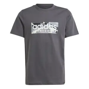 Children's graphic T-shirt adidas Camo Linear image-0