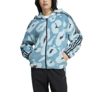 Damen Kapuzenzipper adidas 3-Stripes image-2