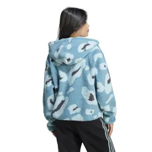 Damen Kapuzenzipper adidas 3-Stripes image-4