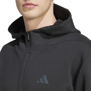 Zip-up hooded training jacket adidas D4T image-4