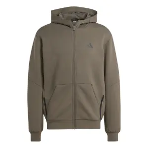 Full-zip hooded jacket adidas D4T image-0