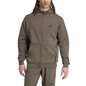 Full-zip hooded jacket adidas D4T image-2
