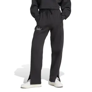 Pantaloni della tuta dritti da donna adidas Signature Graphic Embroidery Fleece image-1