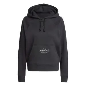 Stor sweatshirt med hætte til kvinder adidas Signature Graphic Embroidery Fleece image-0