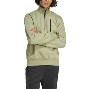 Sweatshirt med 1/2 dragkedja adidas City Escape Fleece image-3