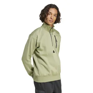 Sweatshirt med 1/2 dragkedja adidas City Escape Fleece image-2
