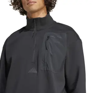 Sweatshirt med 1/2 dragkedja adidas City Escape Fleece image-4