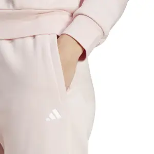 Calças de fato de treino com bainha aberta para mulher adidas Essentials Small Logo Feel Cozy image-5