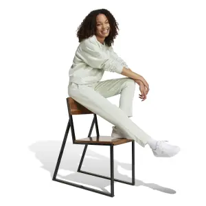 Calças de fato de treino com bainha aberta para mulher adidas Essentials Small Logo Feel Cozy image-3