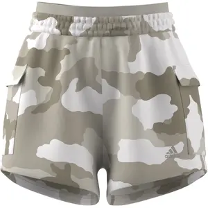 Pantalones cortos cargo pocket para mujer adidas Essentials 3-Stripes Camo Print image-1