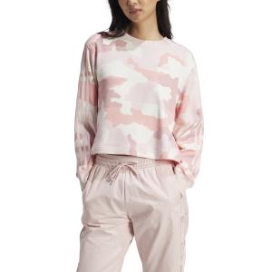adidas Essentials 3-Stripes Women's Printed Crop Sweatshirt image-5