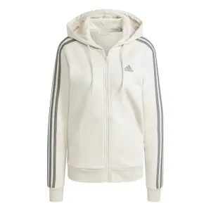Huvtröja med hel dragkedja för kvinnor adidas Essentials 3-Stripes image-0