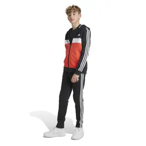 Fato de treino para crianças adidas Tiberio 3-Stripes Colorblock Fleece image-2