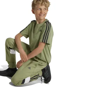 Calças de jogging para criança adidas Tiberio 3-Stripes Colorblock image-4