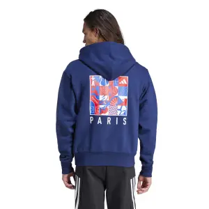 Hooded sweatshirt adidas Graphic image-3