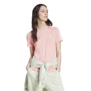 T-shirt slim-fit de mulher adidas Essentials 3-Stripes image-2
