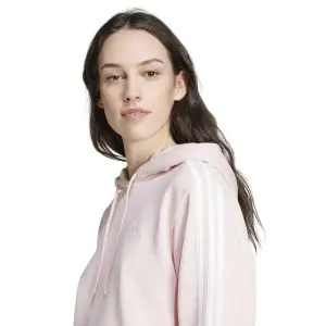 Sweatshirt à capuche crop femme adidas Essentials 3-Stripes image-4