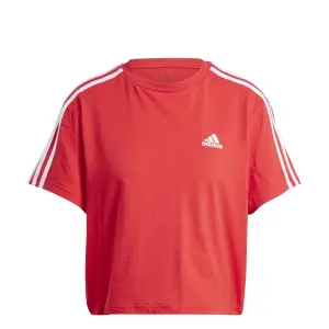 Camiseta cropp de mujer adidas Essentials 3-Stripes image-0