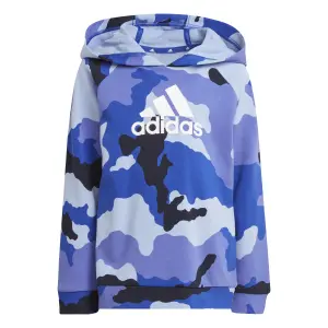 Conjunto de sudadera con capucha y pantalón de chándal para niño adidas Essentials Allover Printed image-1