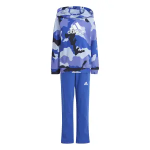 Conjunto de sudadera con capucha y pantalón de chándal para niño adidas Essentials Allover Printed image-0