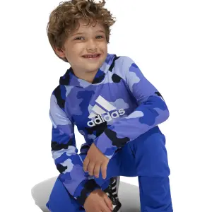 Conjunto de sudadera con capucha y pantalón de chándal para niño adidas Essentials Allover Printed image-5