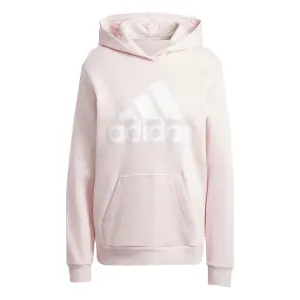 Felpa con cappuccio in pile boyfriend da donna adidas Essentials Logo Fleece image-0
