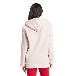 Felpa con cappuccio in pile boyfriend da donna adidas Essentials Logo Fleece image-5
