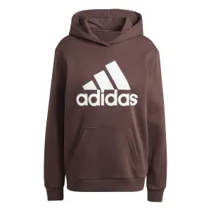 Felpa con cappuccio in pile boyfriend da donna adidas Essentials Logo Fleece image-0