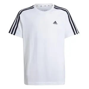 T-shirt oversized estilo boyfriend para menina adidas Essentials 3-Stripes image-0