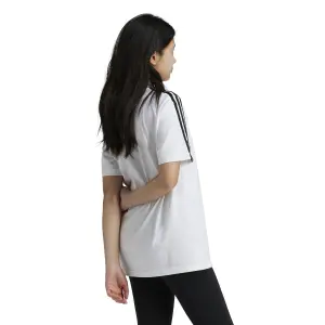 T-shirt oversized estilo boyfriend para menina adidas Essentials 3-Stripes image-4
