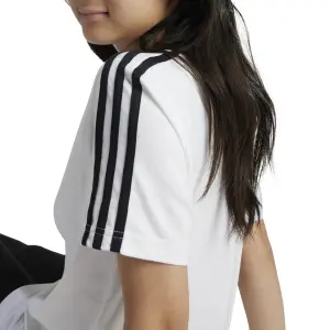 T-shirt oversized estilo boyfriend para menina adidas Essentials 3-Stripes image-5