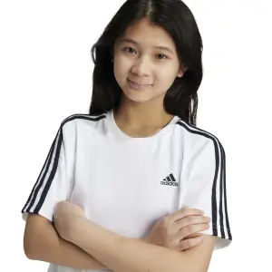 T-shirt oversized estilo boyfriend para menina adidas Essentials 3-Stripes image-6