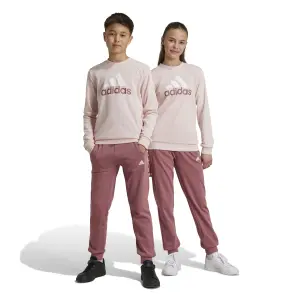 Tuta da ginnastica con grande logo per bambini adidas Essentials French Terry image-2