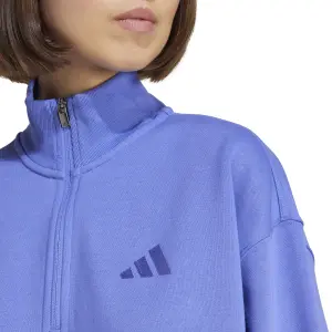 Damen Sweatshirt mit lockerer Passform und Viertel-Reißverschluss adidas All Szn Fleece image-6