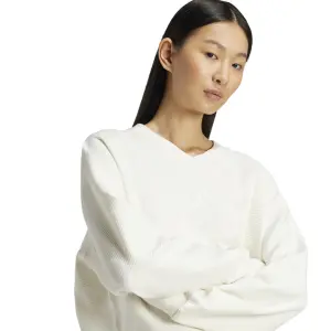 Sudadera acanalada de mujer con cuello de pico adidas All Szn image-5