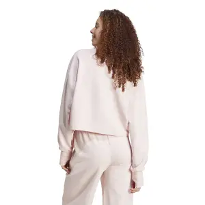 Sudadera acanalada de mujer con cuello de pico adidas All Szn image-2