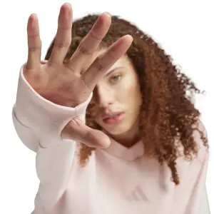 Sudadera acanalada de mujer con cuello de pico adidas All Szn image-5