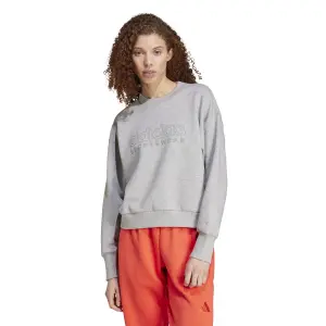 Felpa aderente da donna adidas All Szn Fleece Graphic image-1