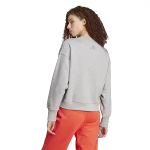 Felpa aderente da donna adidas All Szn Fleece Graphic image-3