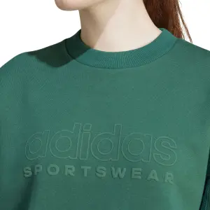 Felpa aderente da donna adidas All Szn Fleece Graphic image-4
