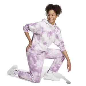 Lösa sweatshirts med tie-dye för kvinnor adidas All Szn Fleece image-3