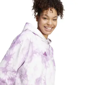 Lösa sweatshirts med tie-dye för kvinnor adidas All Szn Fleece image-5