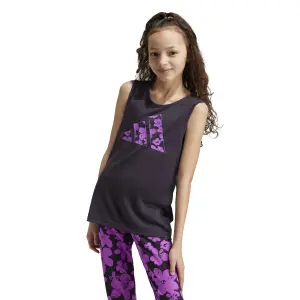 Meisjes tanktop adidas Train Essentials Logo image-2