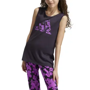 Meisjes tanktop adidas Train Essentials Logo image-3