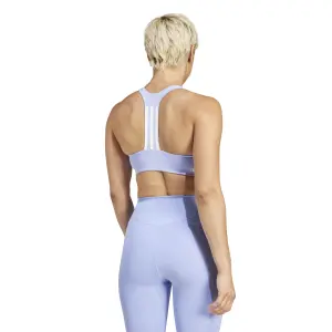 Sujetador de sujeción normal para mujer adidas Powerimpact 3-Stripes image-3