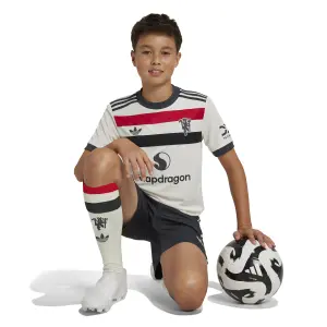 Shorts für Kinder – Ausweich Manchester United 2024/25 image-3