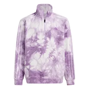 Sudadera infantil 1/2 cremallera adidas All Szn Tie Dye image-0