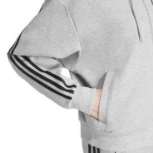 Kapuschongtröja med dragkedja för kvinnor adidas Future Icons 3-Stripes image-6