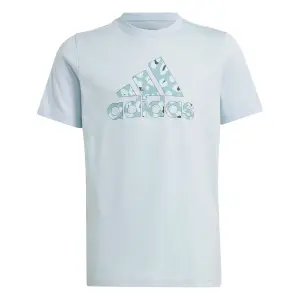Girls' printed graphic t-shirt adidas Animal image-0