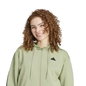 Felpa con cerniera a cappuccio da donna adidas Future Icons 3-Stripes image-4